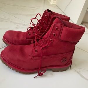 Timberland boots Red Limited Edition size 7